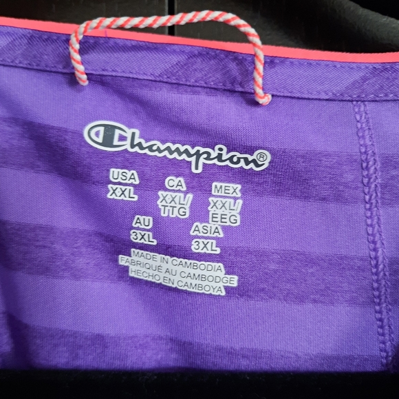 Champion Athletic Plus Striped T-shirt - Picture 8 of 9